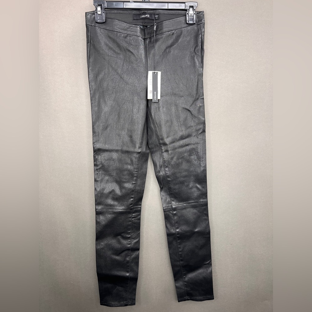 J Brand Leather pants size M Woman